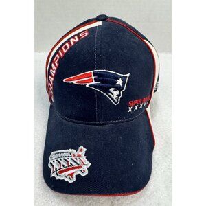 Reebok Super Bowl XXXVI 36 New England Patriots Champions Hat Cap Vintage
